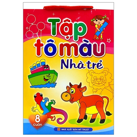 Combo 8 Cuốn Tập Tô Màu Nhà Trẻ