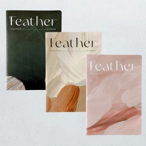 Vở Kẻ Ngang Crabit Feather 1611 120 Trang (Màu Ngẫu Nhiên)