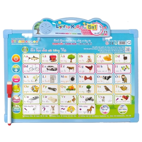 Đồ Chơi Bảng Điện Tử Thông Minh 15 Trong 1 LB03