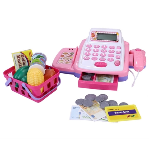 Máy Tính Tiền Màu Hồng 6100E