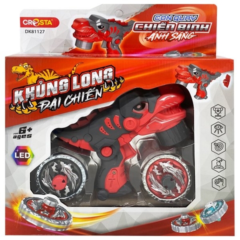 Đồ Chơi Con Quay Chiến Binh Ánh Sáng: Khủng Long Đại Chiến DK81127