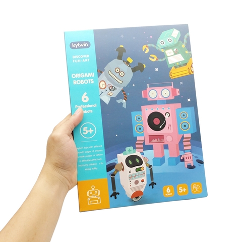 Đồ Chơi Gấp Giấy Origami 3D, Sáng Tạo, Khéo Tay Và Thông Minh Chủ Đề Robot KW-4006