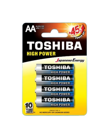 Pin Tiểu Alkaline Toshiba LR6GCNN BP-4, LR6GCP-BP-4 VN AA