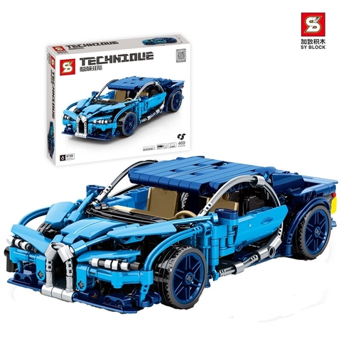 Đồ Chơi Xe Thể Thao Bugatti Kéo Cót SY-8156