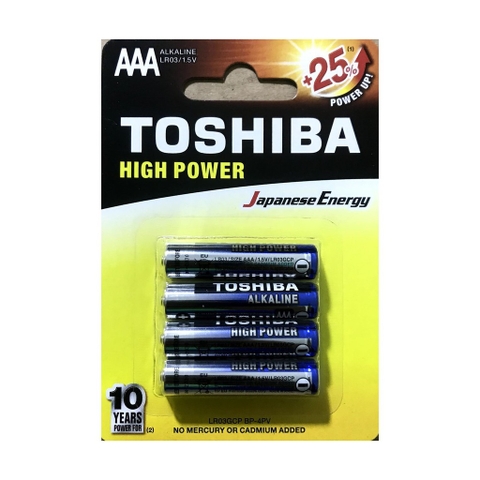 Pin Đũa Toshiba LR03GCP BP-4PV AAA
