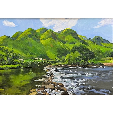 Tranh Sơn Dầu - Một Thoáng Hà Giang - ADC59