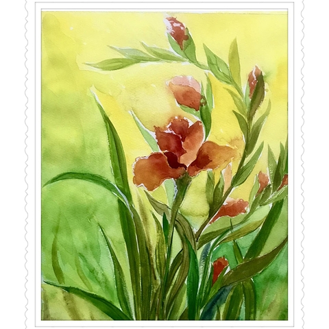 Tranh Màu Nước - Dơn Nắng - ADC92