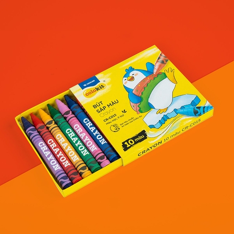 Bút Bút Sáp Màu Colokit CR-C015 10 Màu