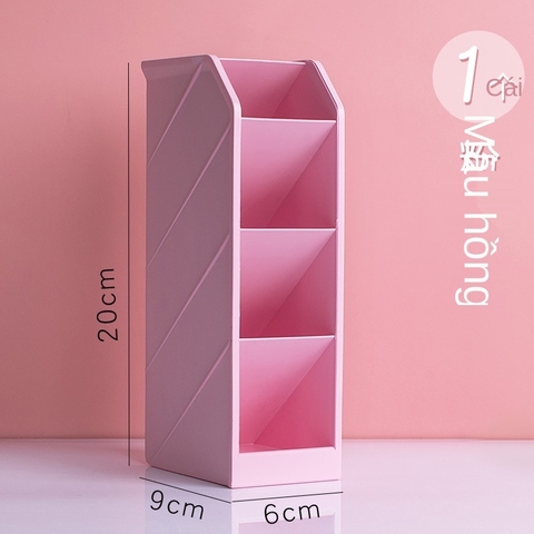 Cắm Bút M&G ABT98476C Có 4,5 Ô Dạng Nằm Xéo Màu Hồng