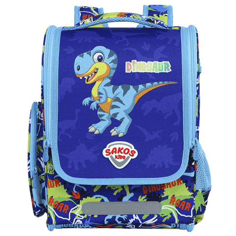 Ba Lô Học Sinh Sakos Kid Jolly (Blue Dinosaur)