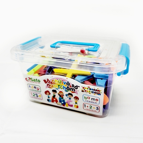 Đồ Chơi Bộ Chữ Và Số Nam Châm Tổng Hợp Sato122