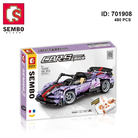Đồ Chơi Siêu Xe Mui Trần Pagani Fengshen Tím-Sembo 701908