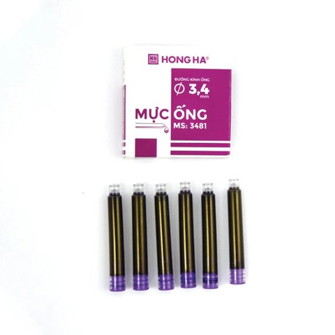 Ống Mực Hồng Hà 3481T 3.4mm Tím Đậm
