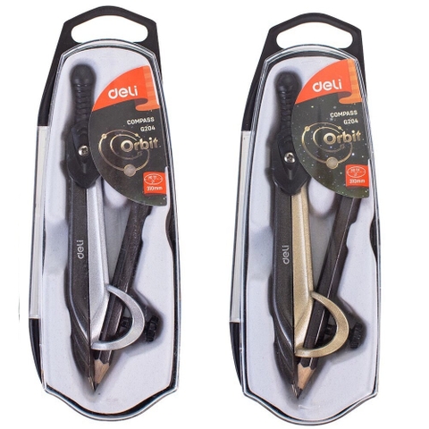 Compa Deli Sắt Kèm Bút Chì No.G20402