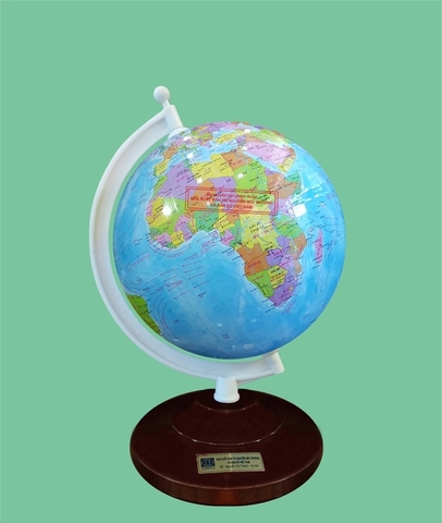 Địa Cầu Hành Chính Phi 23 Đế Gỗ