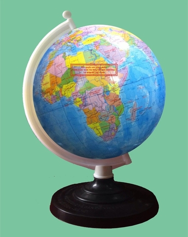 Địa Cầu Hành Chính Phi 23 Tiếng Anh Đế Nhựa