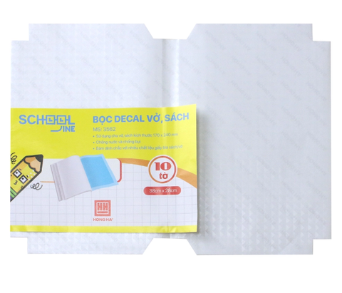 Bọc Đề Can Hồng Hà B5 3562 Bọc Vở Cấp 1 + SGK Cũ