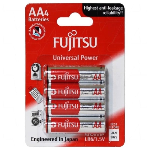 Pin Fujitsu Alkaline LR6 (4B) FU-W-FI AA
