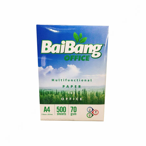Giấy In A4 Bãi Bằng Office DL70 Vỏ Xanh