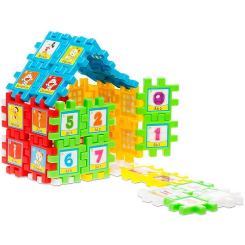 Đồ Chơi Xếp Hình Hình Vuông Diệu Kì 40 Chi Tiết No.326