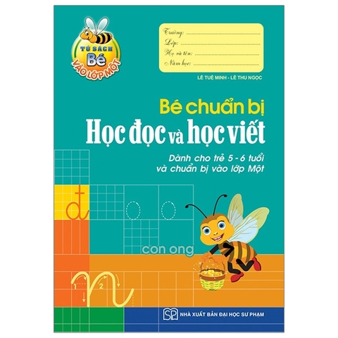 Tủ Sách Bé Vào Lớp 1 - Bé Chuẩn Bị Học Đọc Và Học Viết