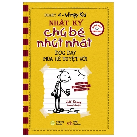Nhật Ký Chú Bé Nhút Nhát Phiên Bản Song Ngữ Việt - Anh Tập 4 - Mùa Hè Tuyệt Vời