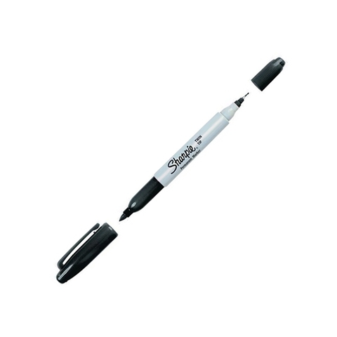 Bút Lông Dầu Sharpie Twin Đen 32201
