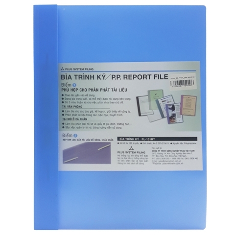 Bìa Acco A4 Plus 82.V07 Màu Xanh Đậm