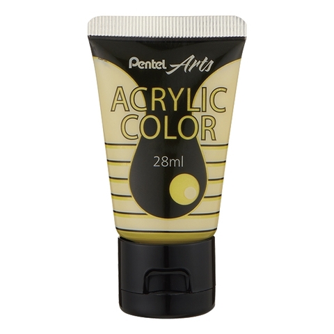 Tuýp Màu Vẽ Acrylic Pentel WA2-T155E Màu Vàng Ánh Kim