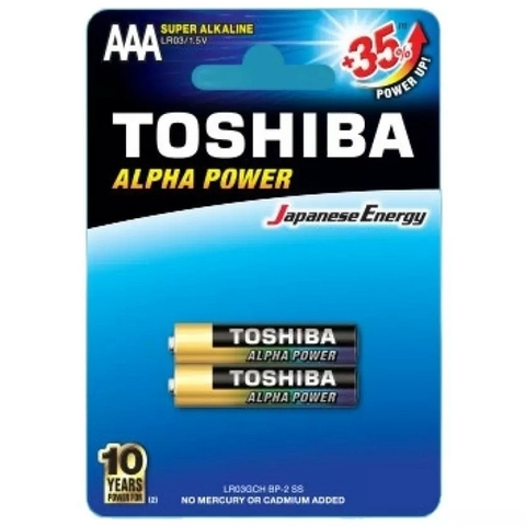 Pin Đũa Alkaline Tosiba High Power AAA 1.5V