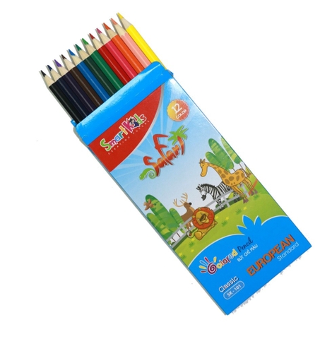 Bút Chì Màu Smart Kids 12 Màu Classic SK-101