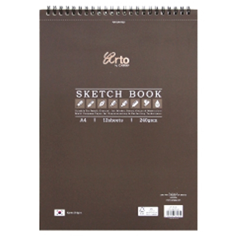 Sổ Vẽ Lò Xo A4 Campap Phác Thảo CR36125