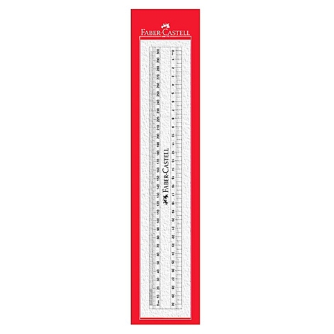 Thước Kẻ Nhựa Faber-Castell 30cm
