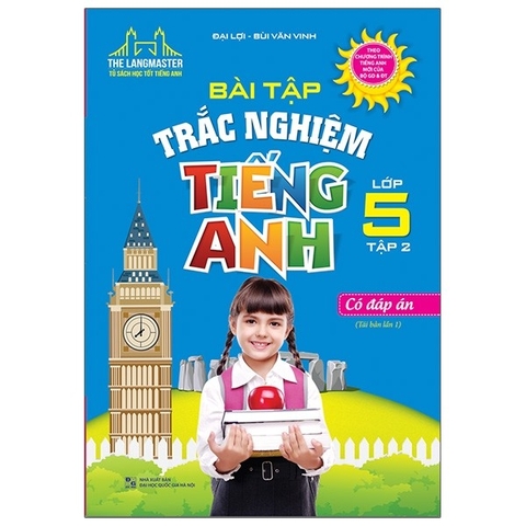 The Langmaster - Bài Tập Trắc Nghiệm Tiếng Anh Lớp 5 - Tập 2 (Tái Bản 2020)