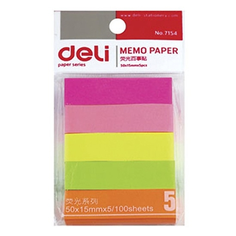 Giấy Note Info 7154 Deli 5 Màu