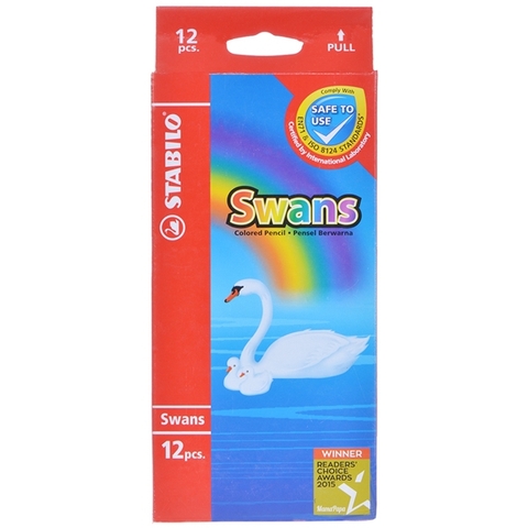 Bút Chì Màu Swans 12 Màu Stabilo CLS1877