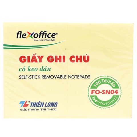 Giấy Ghi Chú Flexoffice 3x4 FO-SN04