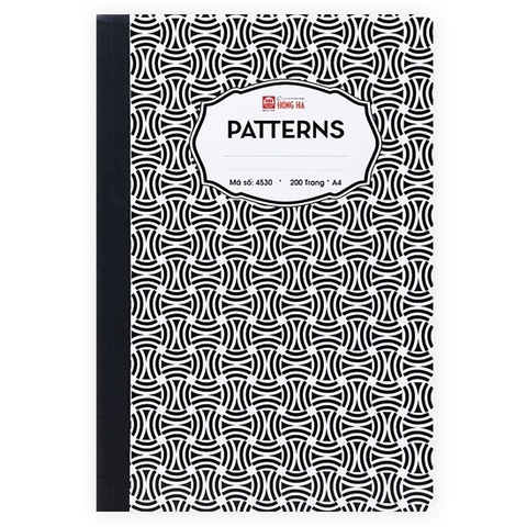 Sổ A4 Hồng Hà 200 Trang Patterns 4530