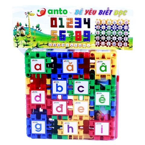 Đồ Chơi Lắp Ráp Bé Yêu Biết Đọc Anto04