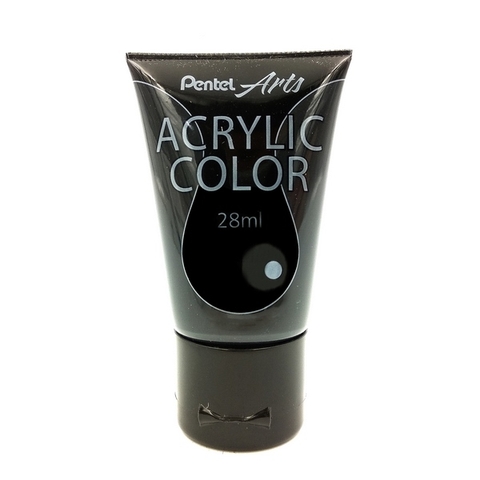 Tuýp Màu Acrylic Pentel WA2-T28 - Màu Đen
