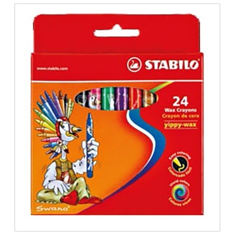 Bút Sáp 24 Màu Stabilo -WX2824 Yippy