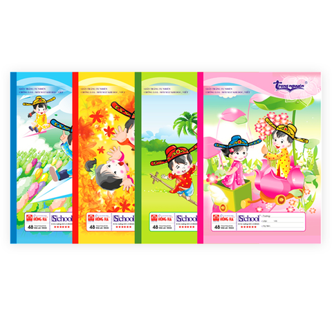 Vở 4 Ô Ly Hồng Hà School 48 Trang 0555 Trạng Nguyên