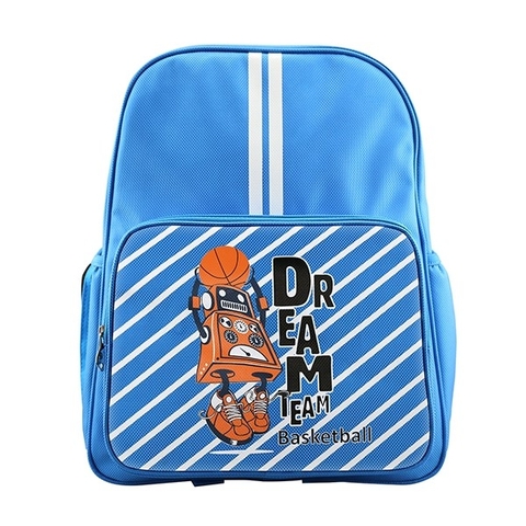 Ba Lô Học Sinh Cấp 1 Bitex Chống Thấm B.Bag - Play To Win Basketball - Xanh Dương Nhạt - B-12-064