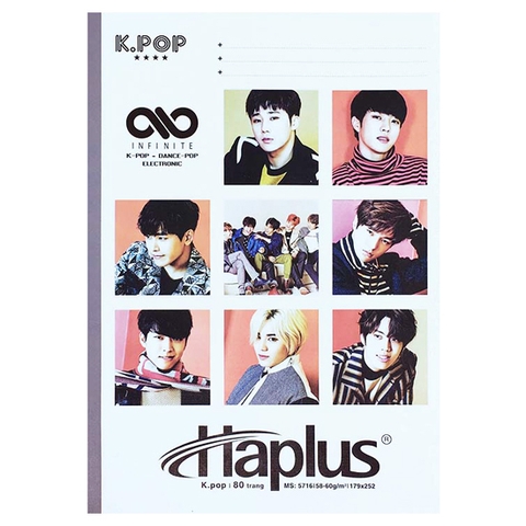 Vở Kẻ Ngang Hải Tiến Haplus K.Pop 5716 80 Trang