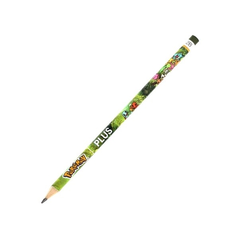 Bút Chì 2B Pokemon - Plus-600-V001 - Màu Xanh Lá