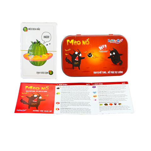 Đồ Chơi Mèo Nổ Hộp Kim Loại LH89