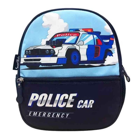 Ba Lô Mẫu Giáo Smartkids Toy Station Police Car B 005 Màu Xanh Đen
