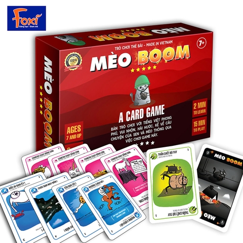 Đồ Chơi Foxi Mèo Boom