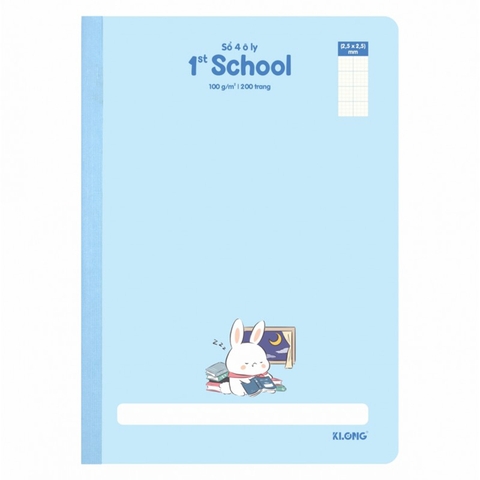 Sổ A4 K.Long 4 Ô Ly 200 Trang TP064