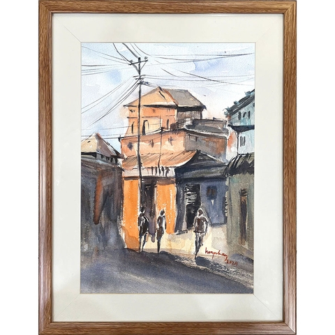 Tranh Màu Nước - Hoàng Hôn - ADC121